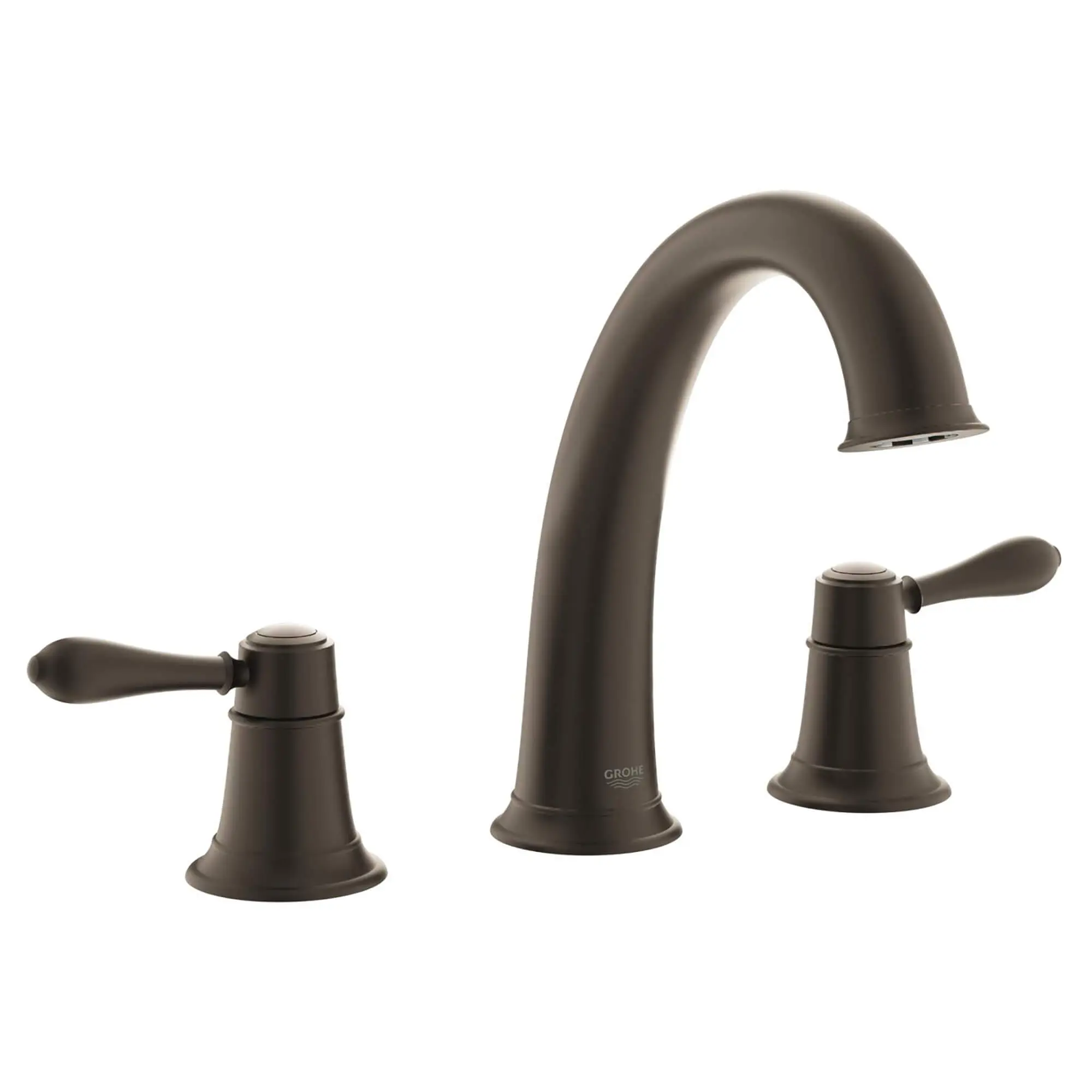 3-Hole 2-Handle Deck Mount Roman Tub Faucet